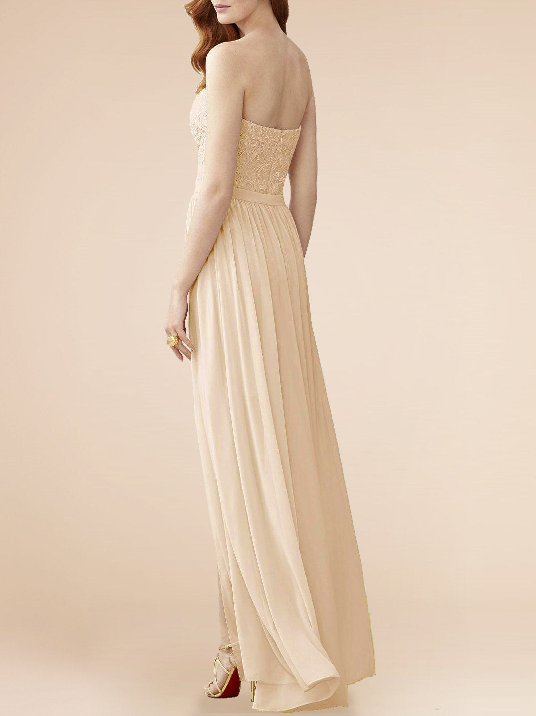 Chiffon Halter Sleeveless Bridesmaid Dress| Plus Size | 60+ Colors