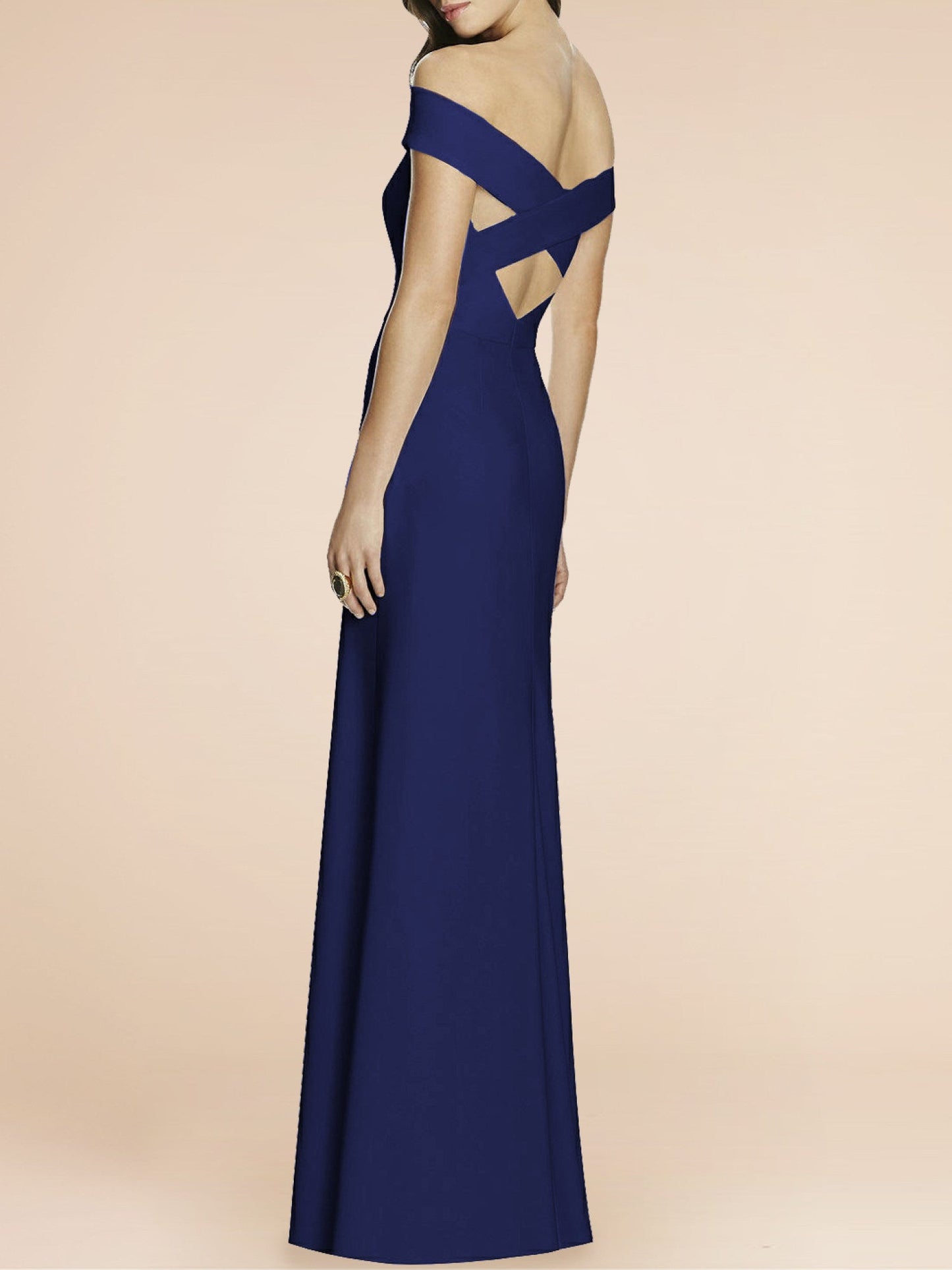 Chiffon V-Neck Sleeveless Bridesmaid Dress| Plus Size | 60+ Colors