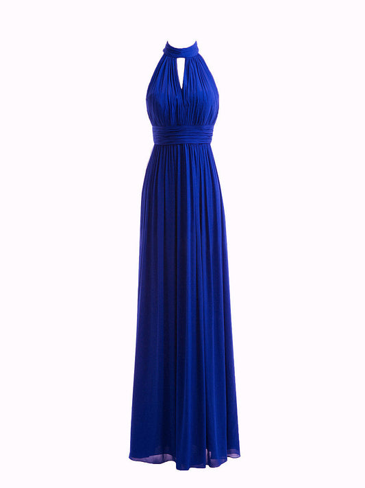 Chiffon V-Neck Sleeveless Bridesmaid Dress| Plus Size | 60+ Colors